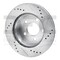 Dynamic Friction Co BRAKE ROTOR DRILLED AND SLOTTED SILVER 631-42026L - alternate 3